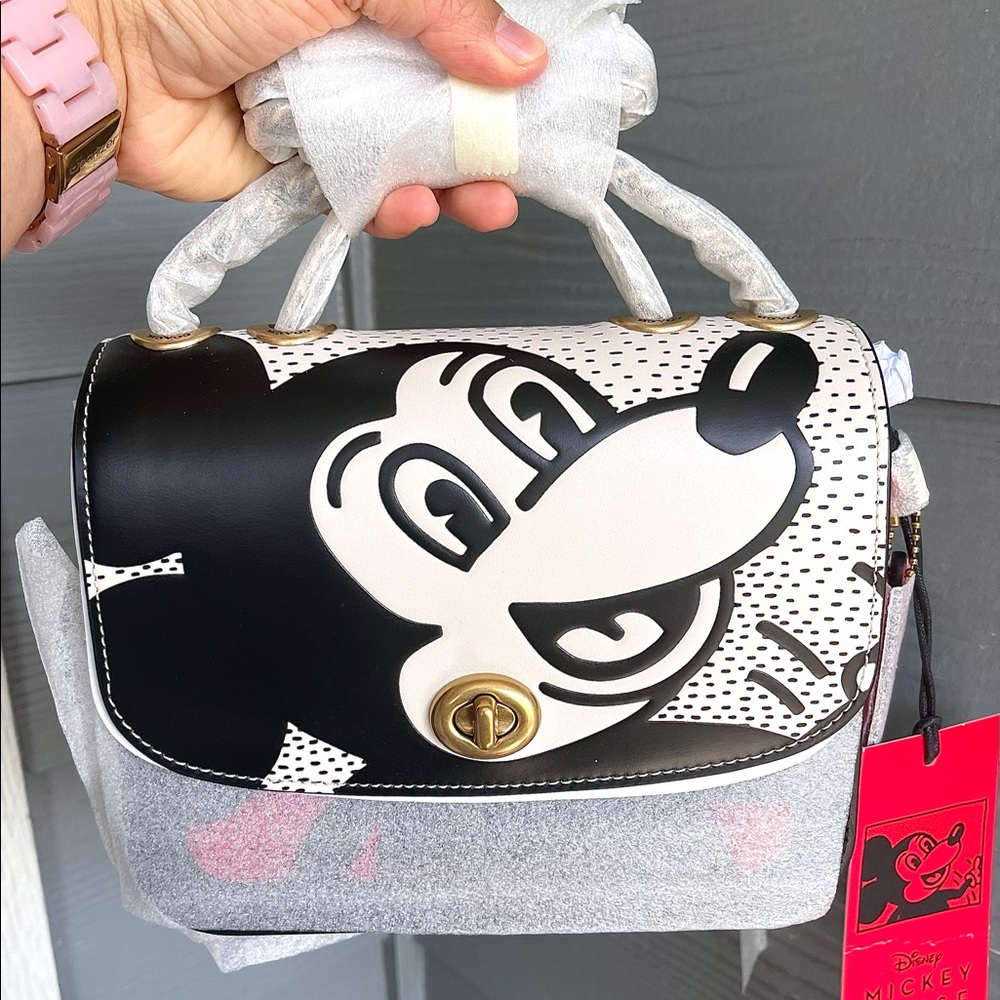 NEW COACH, the Mickey Mouse Madison Shoulder Bag - Picture 5 of 7